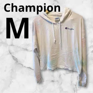 Champion 타이다이 크롭 후드티 M