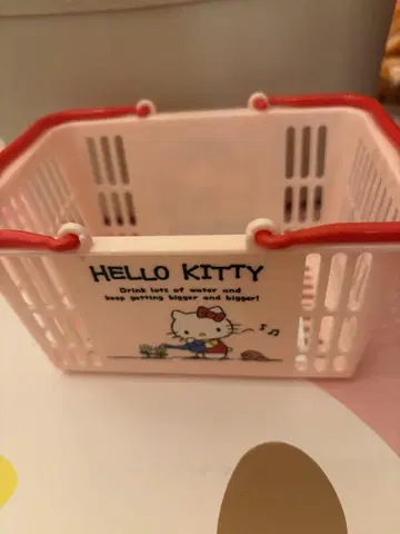 금일 한정 가격 인하 산리오 헬로키티 미니 바스켓