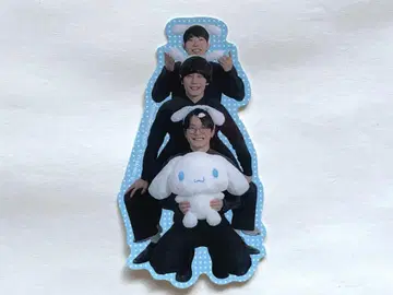 만게키 x 시나모롤 트레이딩 스티커 cacao