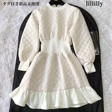 lillilly 퀼팅 미니 원피스 프리 미사용 새상품 정가 1.5만
