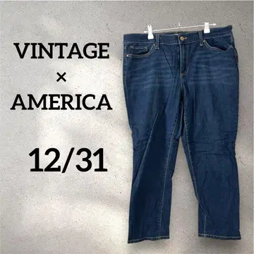 VINTAGE X AMERICA [ 12/31 ] 스트레이트 데님