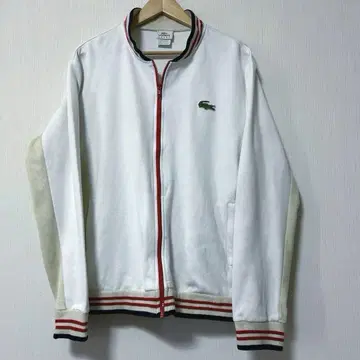 LACOSTE 라코스테 트랙 자켓 로고 원포인트 화이트