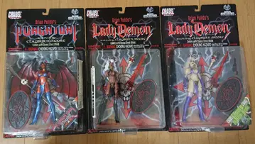 레이디 데몬 2종 + 퍼거토리 CHAOS!COMICS 액션 피규어