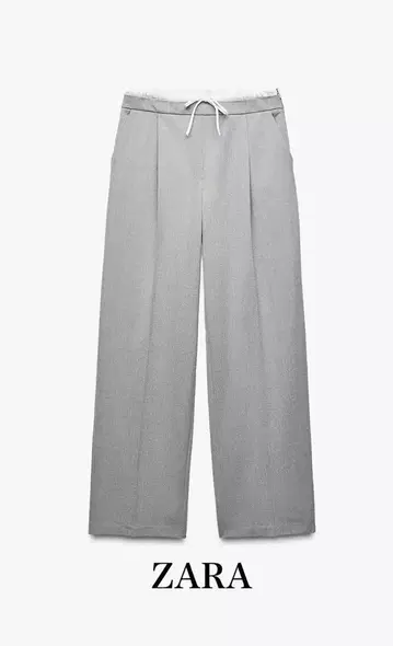ZARA 더블 허리 밴딩 XS