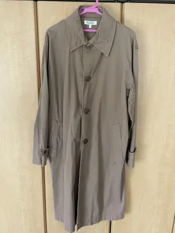 여성용 브라운 트렌치코트