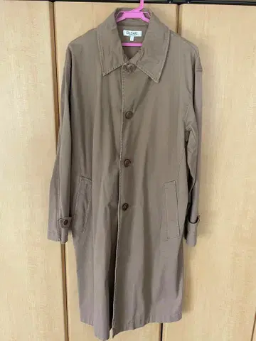 여성용 브라운 트렌치코트