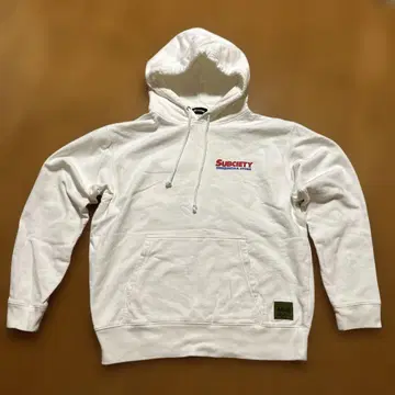 Subciety 서브사이티 men's 후드티 맨투맨 M White