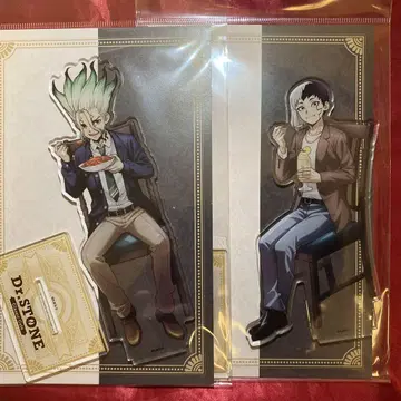 dr.stone 아모카페 아크릴 스탠드 이시가미 센쿠 아사기리 겐