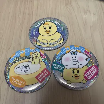 [ 새상품 ]  복권 10cm캔뱃지상 세트