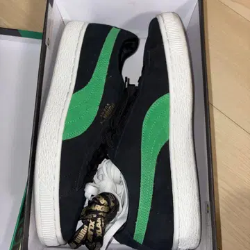 PUMA 스웨이드 클래식 X-LARGE 블랙/그린