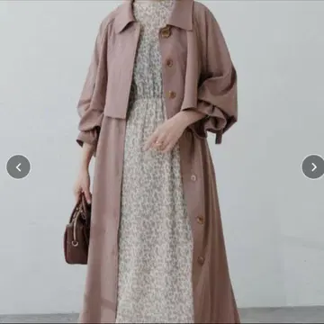 [새상품급] 멀티 웨이 스텐카라 코트 어른 핑크 롱 코트 M