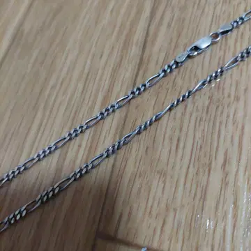 실버 925 체인 목걸이 약 55cm