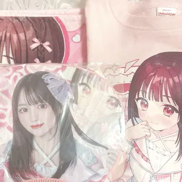 나란 노도카 T셔츠 타월 부채