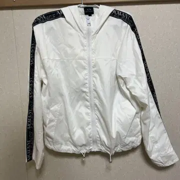 armani exchange 화이트 후드티