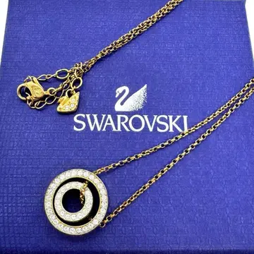 SWAROVSKI 스와로브스키 더블 서클 목걸이
