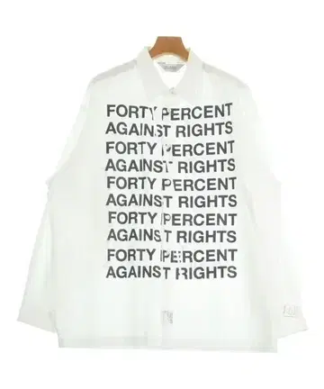 FORTY PERCENT AGAINST RIGHTS 캐주얼 셔츠 남성용
