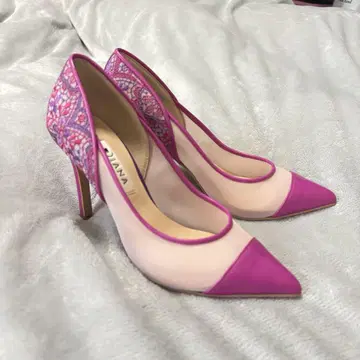다이애나 DIANA 펌프스 꽃 자수 핑크 22.5cm