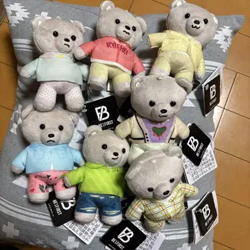 BE:FIRST 곰 봉제 인형 7체 세트