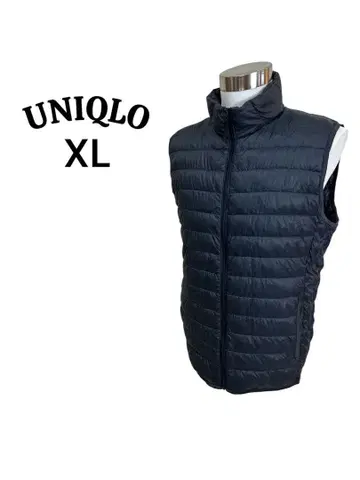 UNIQLO XL 네이비 퀼팅 울트라 라이트 다운 베스트
