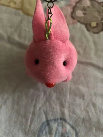 토끼 봉제 인형 키링