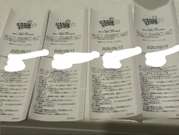 디즈니랜드 해피 엔트리 아리 9/17 4매