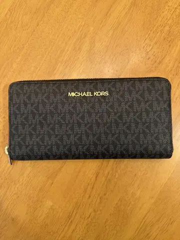 MICHAEL KORS 모노그램 블랙 장지갑