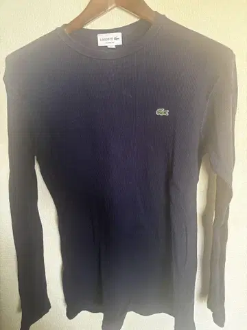 LACOSTE 네이비 리브 니트 FR 4