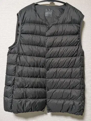 MUJI 블랙 다운 베스트 L 사이즈