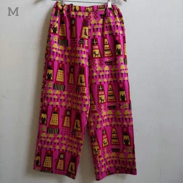 마타노 아츠코 루룸 팬츠 M 핑크 미사용