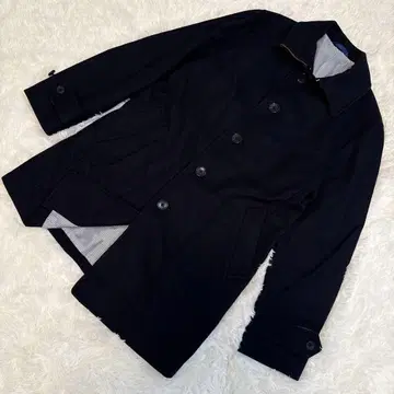 SHIPS 쉽스 [ M ] 울 피 코트 캐시미어 혼방 네이비