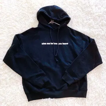 미사용 unknown 언노운 풀오버 후드티 블랙 M 두꺼운