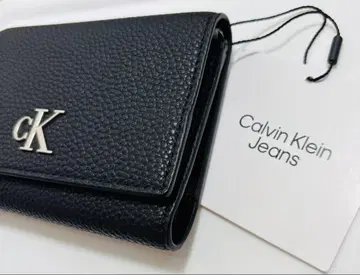 Calvin Klein Jeans 3단 폴더형 지갑 블랙