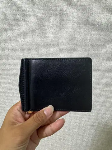 블랙 머니클립 동전 지갑 포함 (네이비)