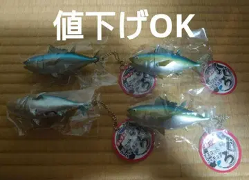 부르부르 참치 마스코트 피규어 x 4개