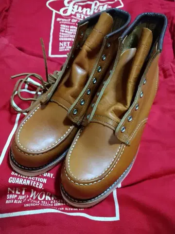 미사용 새상품 RED WING 9875 아이리쉬 세터 8.5 E