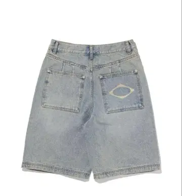 MSCHF 데님 Bermuda 팬츠 라이트 블루 M