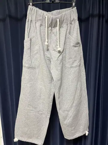 WAIPER US NAVY 더블니 스웨트 팬츠 L 사이즈 H.GRAY