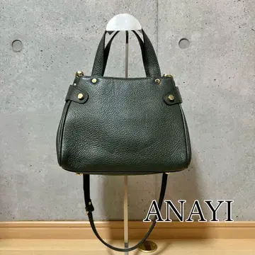 [새상품급] ANAYI 아나이 다크 그린 숄더 핸드백 2way