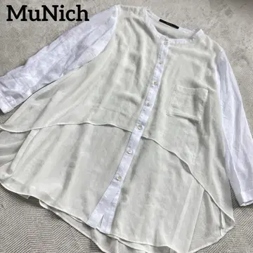 [ MuNich ] 뮤닉 절개 쉬폰 블라우스