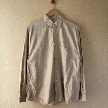 AURALEE WASHED FINX TWILL BIG SHIRT