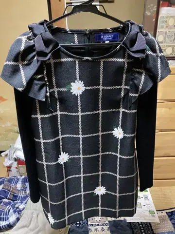 엠즈 그레이시 리본 꽃무늬 체크 가을