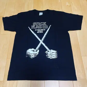 STICK FLAG T셔츠 Black Flag 블랙 플래그