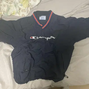Champion과 XLARGE의 콜라보 나일론 오버풀 자켓