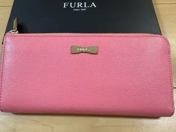 [ 새상품급 ] FURLA 핑크 장지갑