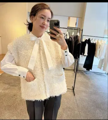 OHGA MOKE VEST 모케베스트 화이트