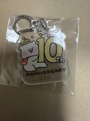 빌리지 뱅가드 시부야점 한정판 토모다치와 곰 10th 아크릴 키링