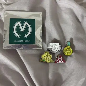 Mrs. GREEN APPLE 핀 배지 세트