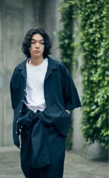 I NEED YOU BABY 오픈 카라 셔츠 랄프 로렌