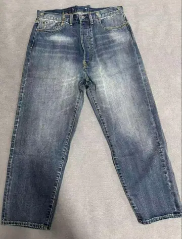 a.presse No.2 Washed Denim Pants 32
