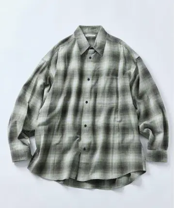 [ FREAK'S STORE ] 릴랙스핏 옴브레 체크 플란넬 셔츠